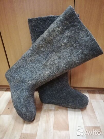 Валенки прорезиновые и простые