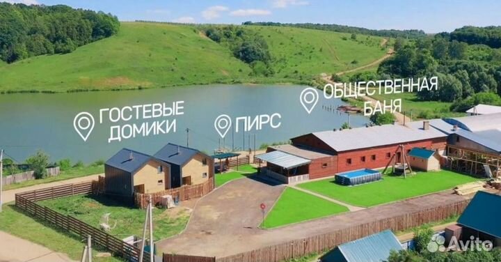 Дом у озера с парной и баней. Аренда