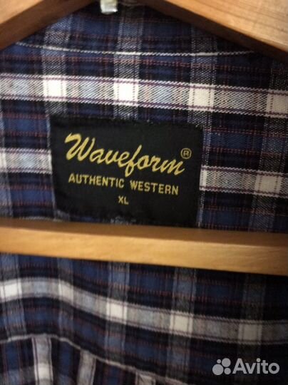 Рубашка мужская в клетку 54 размера
