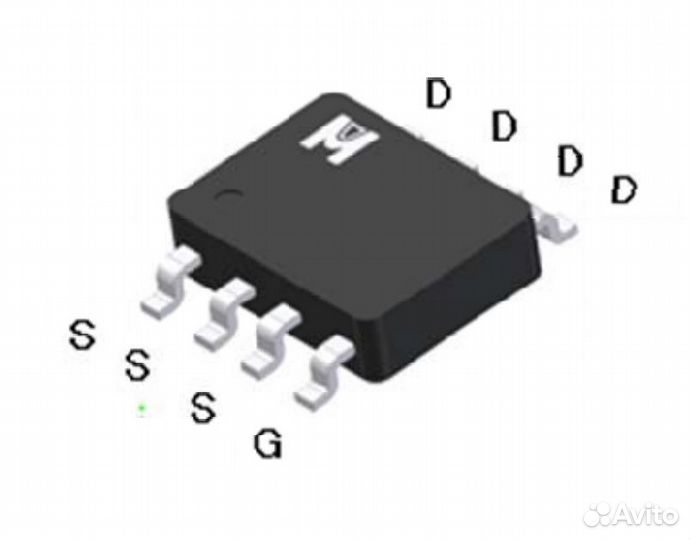 Микросхема B20P03 EMB20P03G SOP-8 P-Channel mosfe