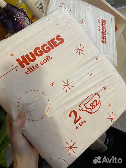 Подгузники huggies elite soft 2