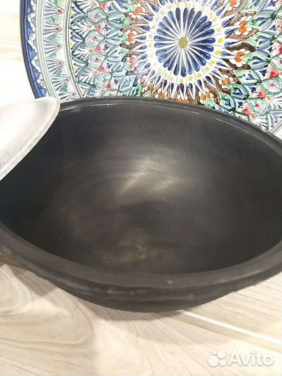 Комплект: чугунный казан 4,5 л. и ляган