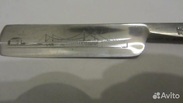 Опасная бритва Стиз с гравировкой Крымский мост 54