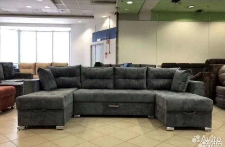 Диван П образный#477