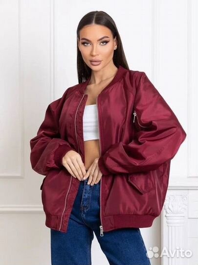 Бомбер женский