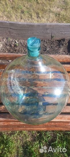 Бутыль стеклянный