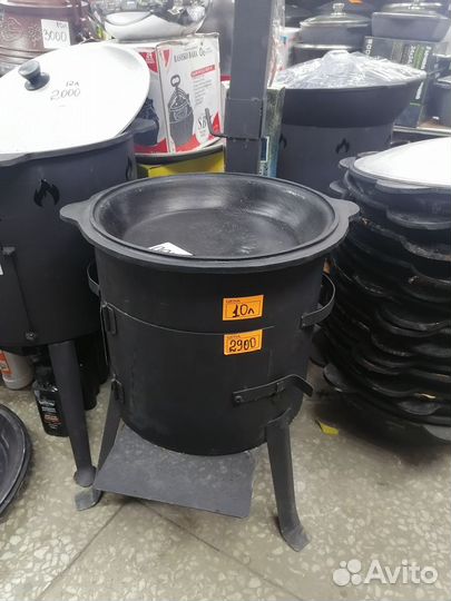 Чугунный казан 3.5л до 50л