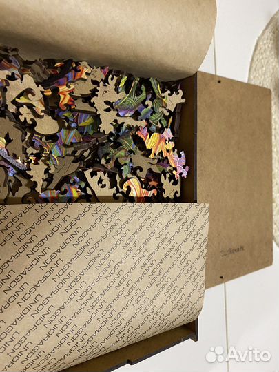 Деревянный пазл unidragon