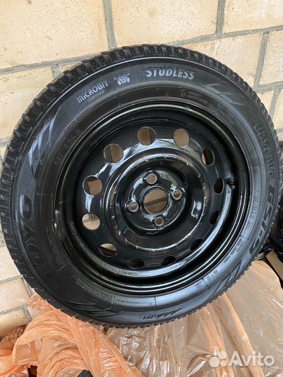 Колеса шины зимние 185 65 r15 с дисками 15 x 6 ET4