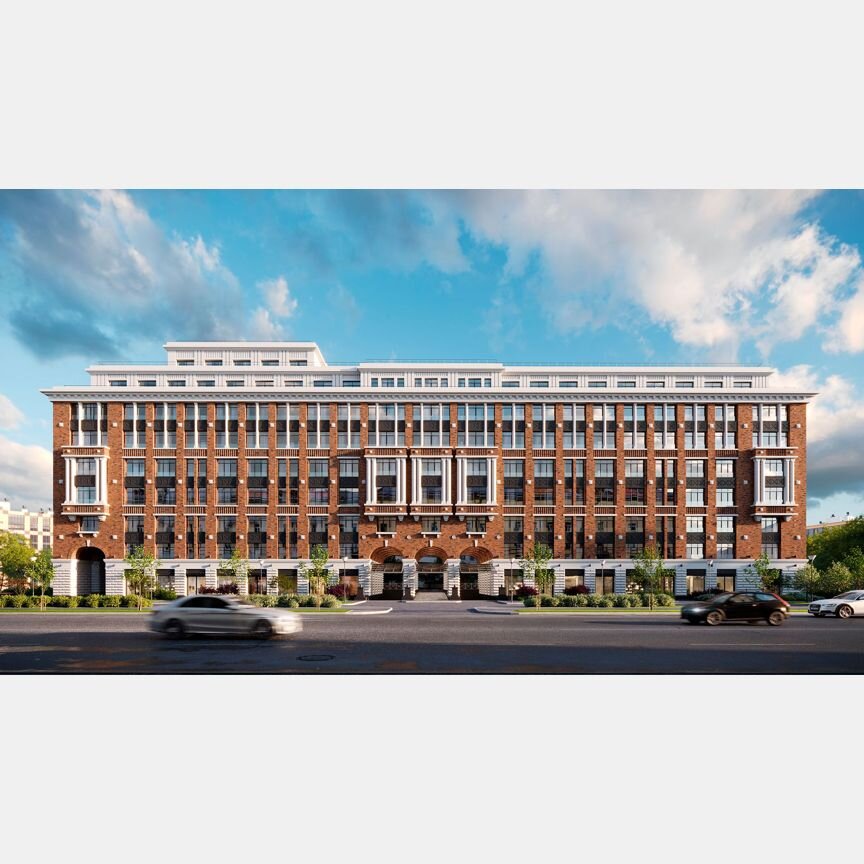 1-к. квартира, 52,6 м², 7/9 эт.