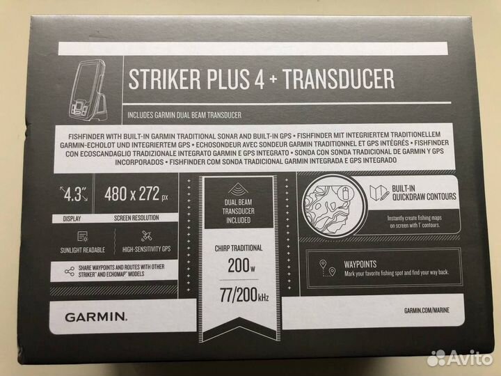Эхолот Garmin Striker plus 4