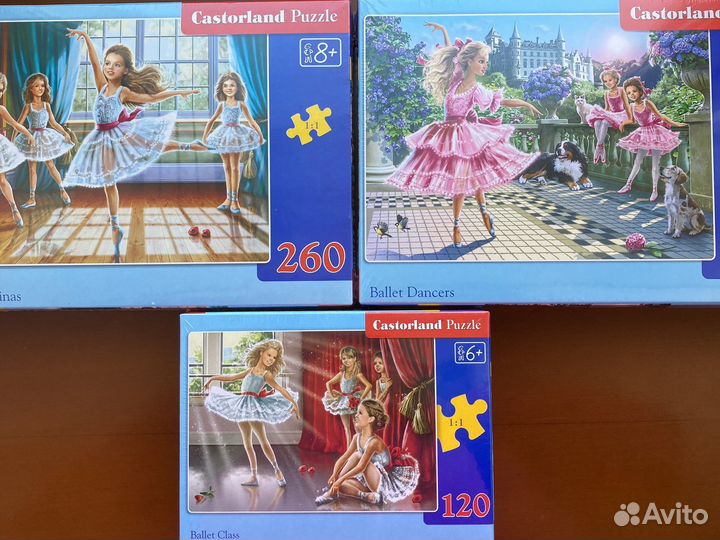 Красивые пазлы д/девочек (новые) большой выбор