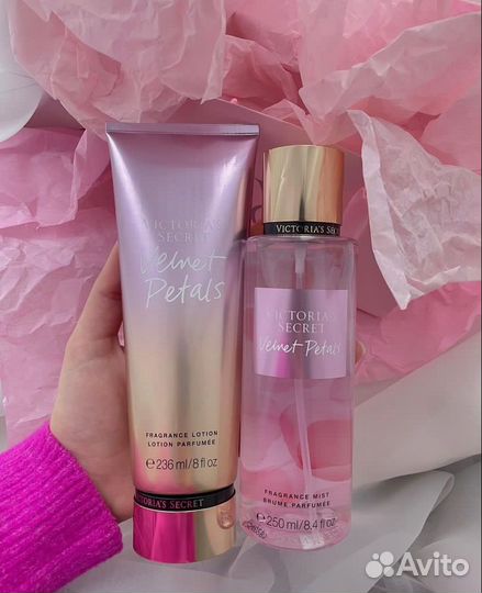 Мист Victoria Secret velvet petals, Aqua Kiss