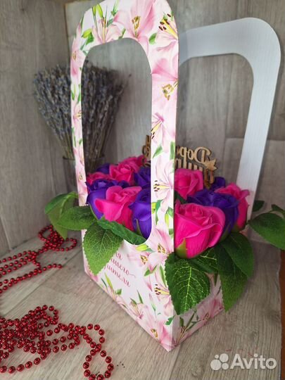 Подарочный букет из мыльных роз воспитателю,учител