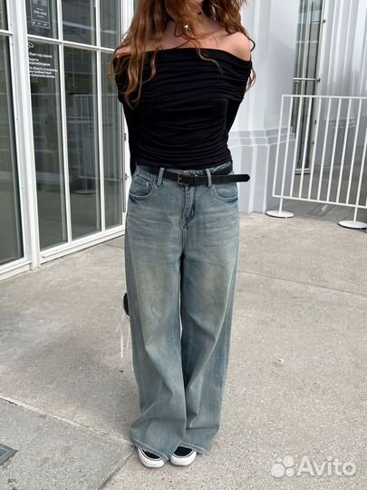 Джинсы baggy женские