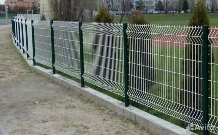 Забор из 3D сетки под ключ быстро