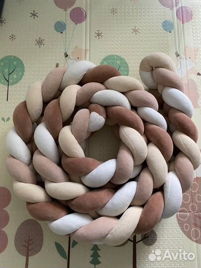 Бортик косичка в кроватку 360 см