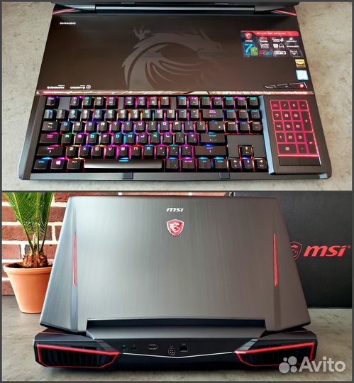 MSI GT83 Titan 18 дюймов с 2-мя видеокартами