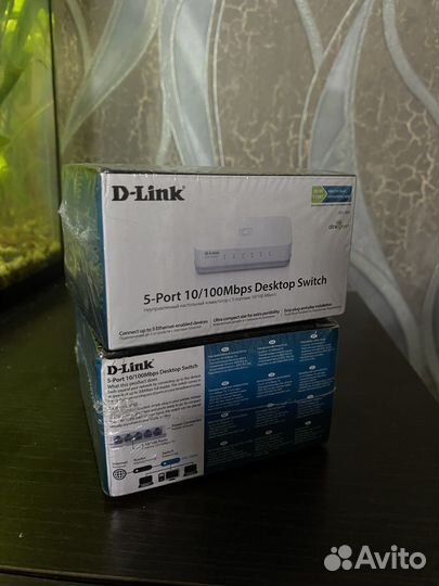 Коммутатор D-Link 5 портов 100 мбит/с