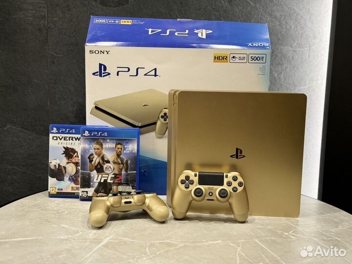 Sony PlayStation 4 Slim 500gb Gold