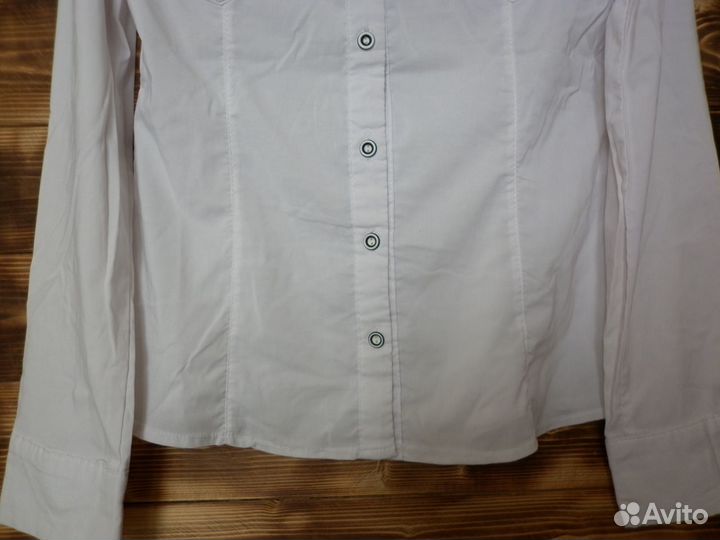 Блузка турецкая белая девушкам 42-44 размера