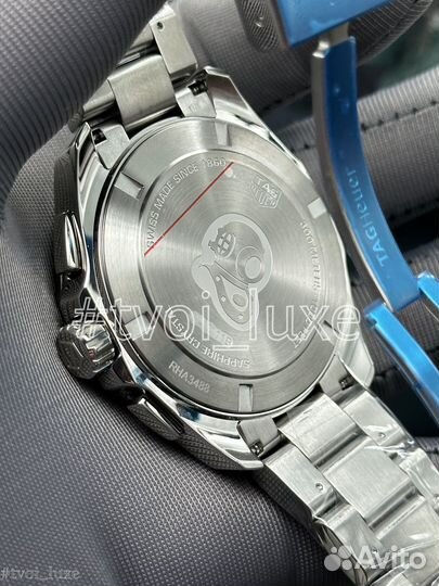 Часы tag heuer aquaracer blue dial