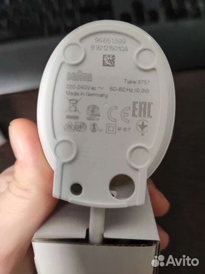 Зарядное устройство для зубной щетки braun новое