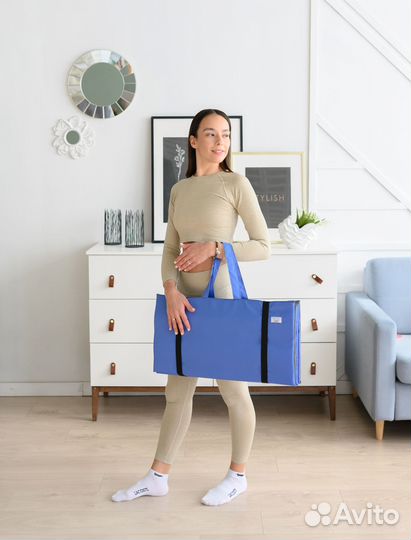 Спортивный коврик грязеотталкивающий бирюзовый