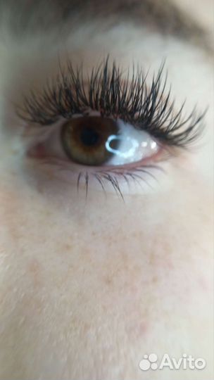 Наращивание ресниц модель