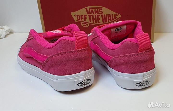 Vans knu skool pink дутыши