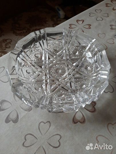 Хрустальная пепельница