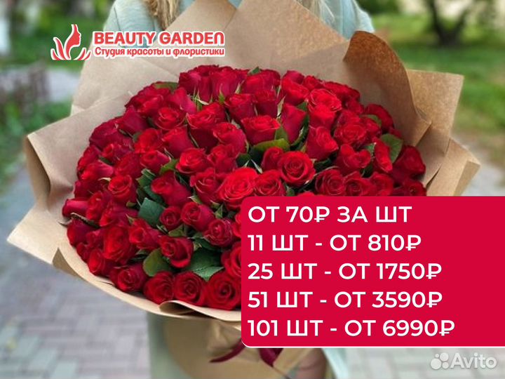 Розы. Доставка букетов из роз