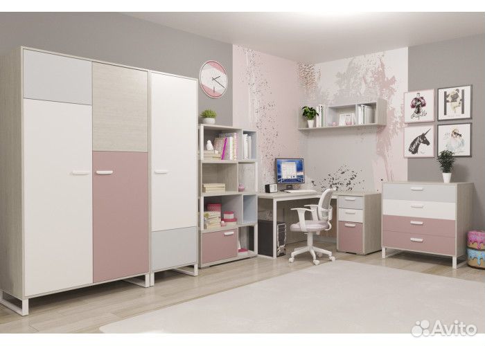 Двухъярусная кровать liberty pink