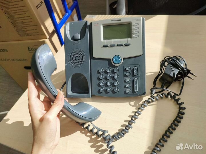 Стационарный телефон cisco IP SPA504G, 12 шт