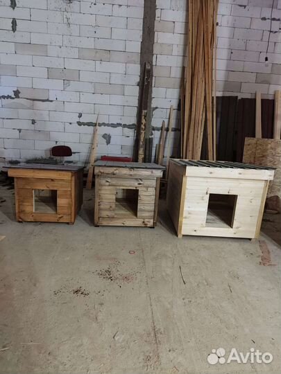 Будка для собак. утеплённые