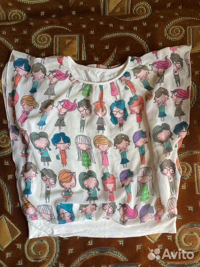 Футболки, лонгслив, толстовка, юбки 146-152