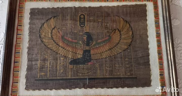 Картина из египта на папирусе