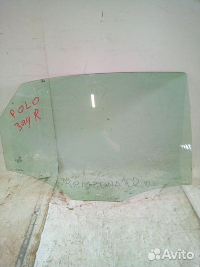 Стекло заднее правое Volkswagen Polo sedan 2010