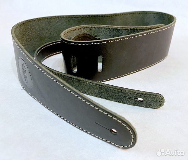 Кожаный гитарный ремень амс ргэ4.1