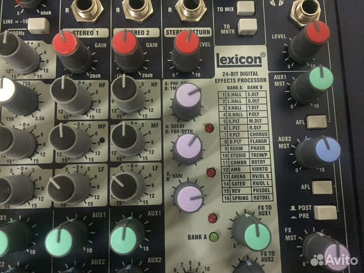 Микшерный пульт soundcraft mfx 20/2