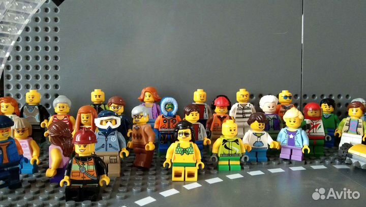 Lego City минифигурки комплект