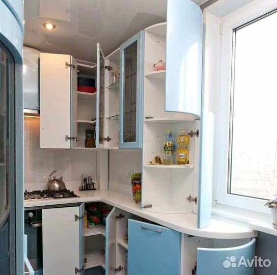 Хай тек кухонный гарнитур на заказ