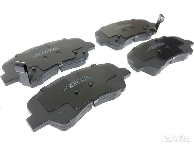 Колодки тормозные перед. Rio Solaris Elantra Atlas