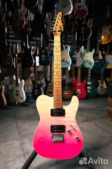 Электрогитара JET JT-450Q TPK Telecaster новая