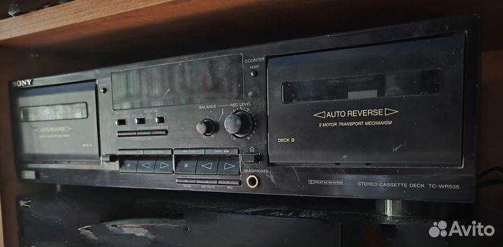 Кассетная дека sony TC-WR535 с автокалибровкой