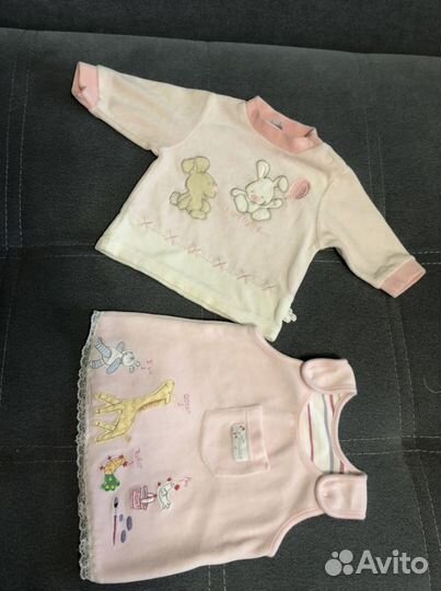 Вещи пакетом для девочки 3-6 месяцев