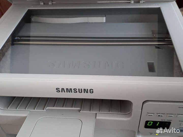 Лазерное мфу samsung SCX-3400 полный комплект