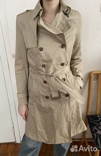 Тренч бежевый женский