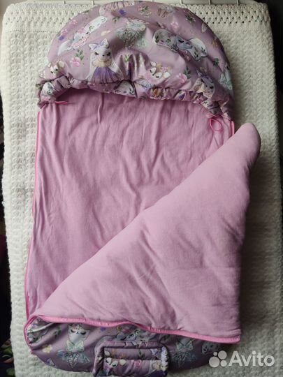 Конверт комбинезон на выписку девочки демисез зима