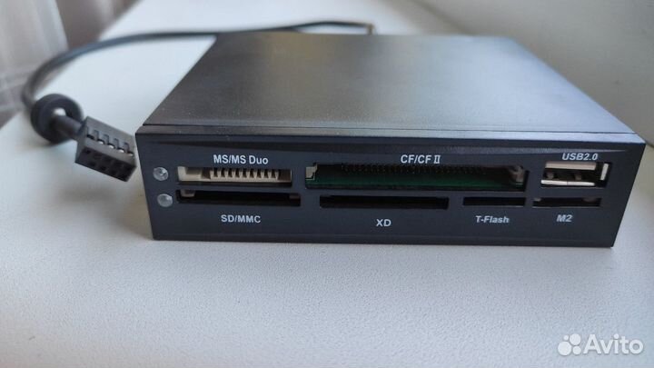 Картридер универсальный в отсек 3.5